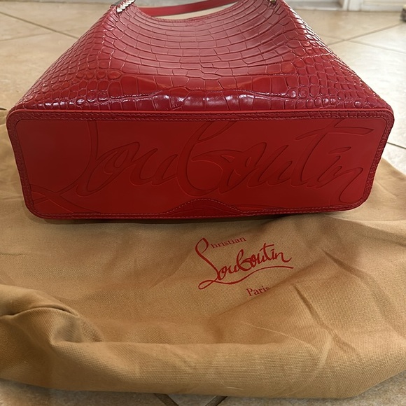 Christian Louboutin Cabarock. Color is Loubi(Red) - Picture 6 of 7